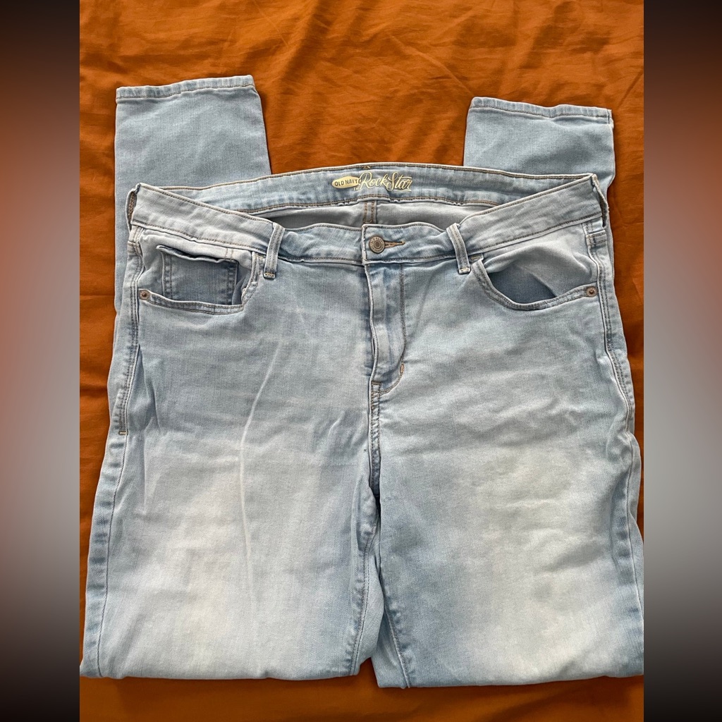 Old Navy Rock Star Mid-Rise Skinny Jeans, Size 16